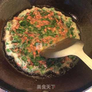 小虾米炒蛋的做法步骤:8