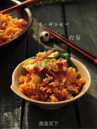 腊味煲仔饭的做法步骤:14