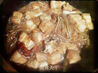 砂锅红焖肉粉条的做法步骤:5