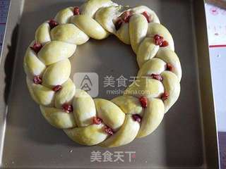 花环面包的做法步骤:12