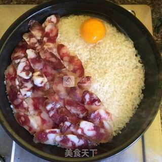 腊味煲仔饭的做法步骤:6