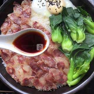 腊味煲仔饭的做法步骤:10