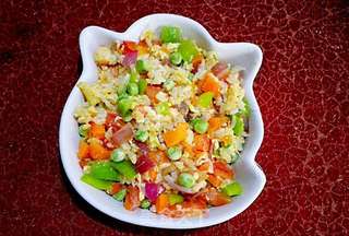 蔬菜芝士蛋焗饭的做法步骤:17