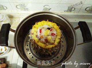 菠萝八宝饭的做法步骤:12