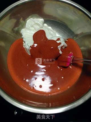 心心相印蛋糕的做法步骤:8
