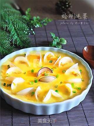 超滑嫩的蛤蜊炖蛋的做法步骤:10