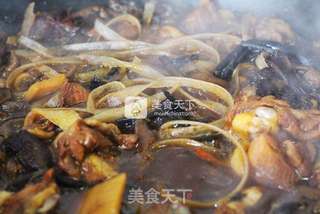 小鸡炖蘑菇(农家柴鸡榛蘑炖粉条子)的做法步骤:10