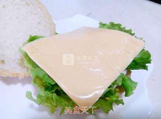 快手早餐——汉堡包的做法步骤:5