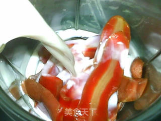 胡萝卜奶昔的做法步骤:6