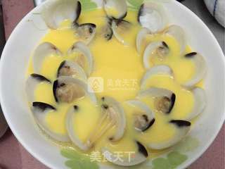 白贝蒸蛋的做法步骤:6