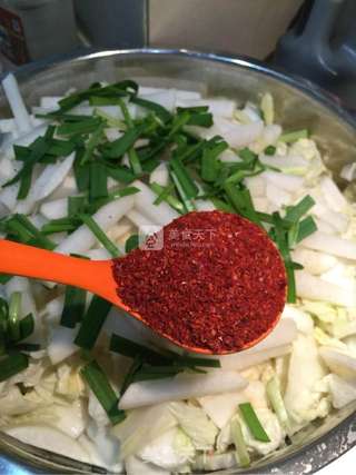 简易版辣白菜的做法步骤:6