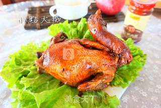 电饭煲蜜汁烤鸡的做法步骤:10