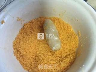 黄金芋泥条的做法步骤:7