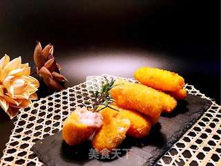 黄金芋泥条的做法步骤:10