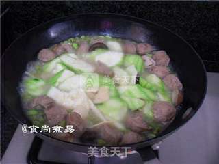 牛肉丸杂菜锅的做法步骤:18