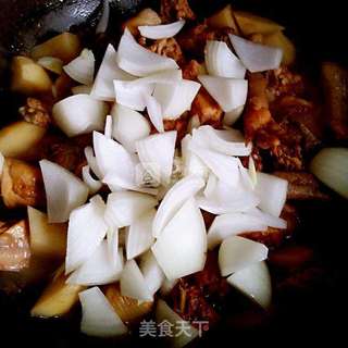 大盘鸡的做法步骤:12