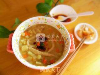 土豆莜面面鱼的做法步骤:12