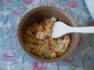 土豆胡萝卜焖饭的做法步骤:15