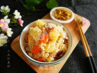 土豆胡萝卜焖饭的做法步骤:16