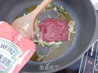 茄汁土豆粉的做法步骤:6