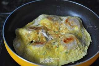 蛋煎饺子的做法步骤:8