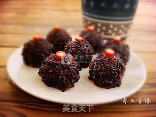 黑珍珠丸子的做法步骤:8