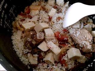 腊味焖饭的做法步骤:4