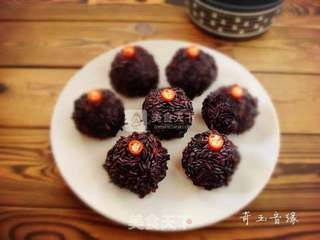 黑珍珠丸子的做法步骤:7