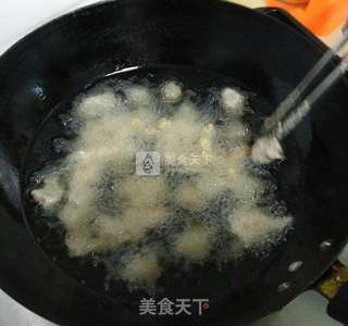 溜肉段的做法步骤:4