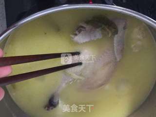 香菇竹荪老鸡汤的做法步骤:9