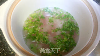 蔬菜瘦肉粥的做法步骤:6