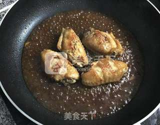 橙香蜜汁鸡翅的做法步骤:5