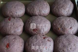 牛奶黑米面蔓越莓小面包的做法步骤:9