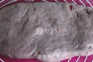 牛奶黑米面蔓越莓小面包的做法步骤:6