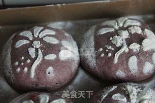 牛奶黑米面蔓越莓小面包的做法步骤:10