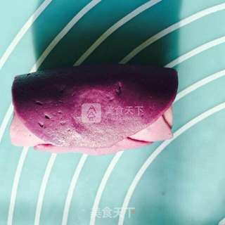 紫薯玫瑰花环馒头的做法步骤:10