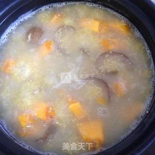 海参南瓜小米粥的做法步骤:4