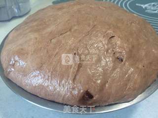 巧克力芝心欧包的做法步骤:2