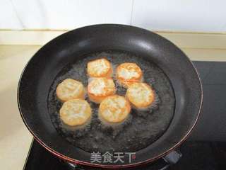 茄汁干贝松仁酿豆腐的做法步骤:6