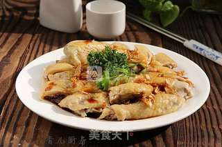 蒜香白斩鸡的做法步骤:9