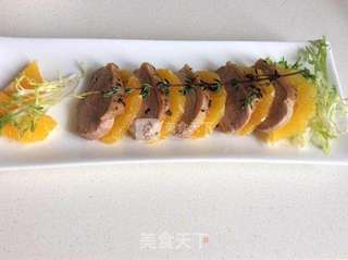 酸甜可口橙香鸭肉的做法步骤:11