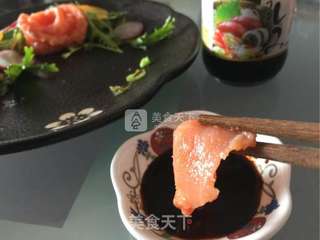 三文鱼刺身的做法步骤:8