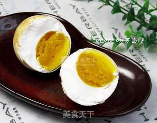 腌缠丝鸭蛋的做法步骤:12