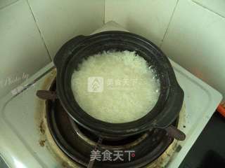 木耳滑鸡煲仔饭的做法步骤:6