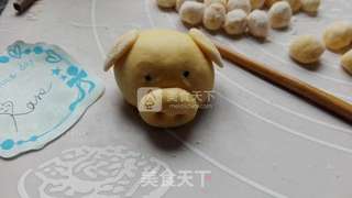 招财金猪小馒头的做法步骤:9
