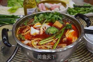 鸡骨汤火锅的做法步骤:18