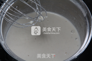 营养早餐浓滑杏仁露的做法步骤:4