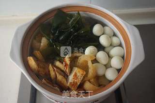 肉丸什锦砂锅的做法步骤:12