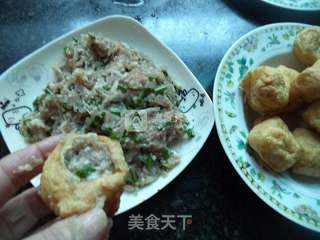 蒸粉丝酿豆腐的做法步骤：8