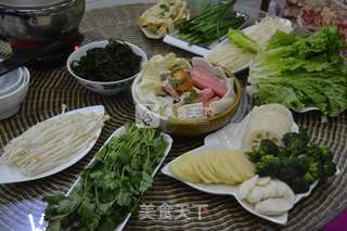 鸡骨汤火锅的做法步骤:17